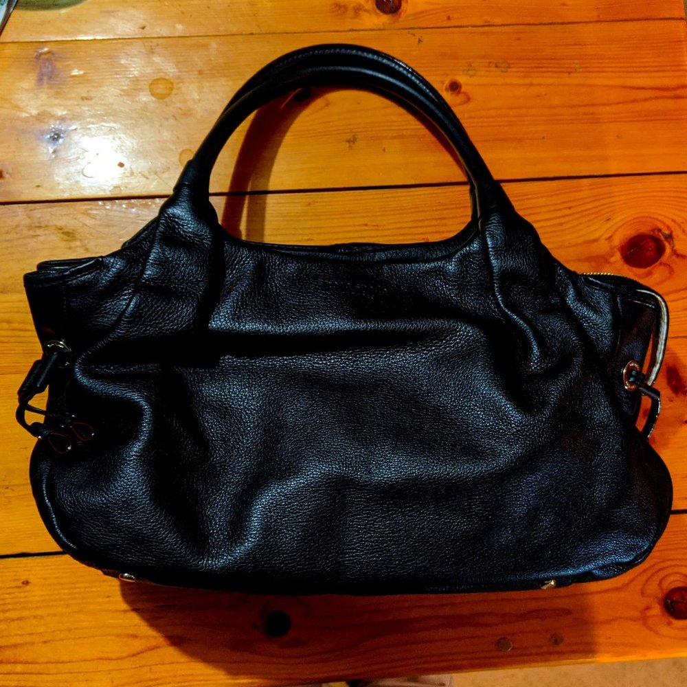 BIG Kate Spade NYC - Black Leather Purse - NEW!